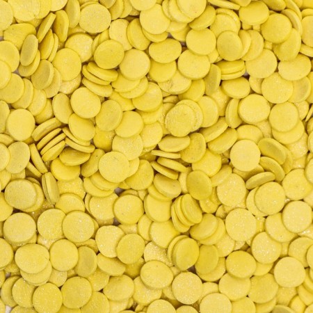 Sprinking confectionery "confetti": yellow mother -of -pearl, 20 g