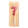 Candle in the cake on the skewer "Fine", the number "7", 5 cm, red