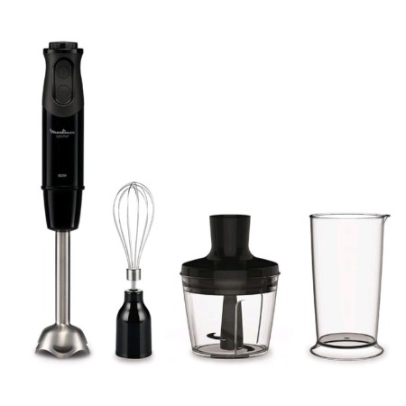 Bleader Moulinex DD64K832, submersible, 800 watts, 10 speeds, 0.8 l, 3 nozzles, black