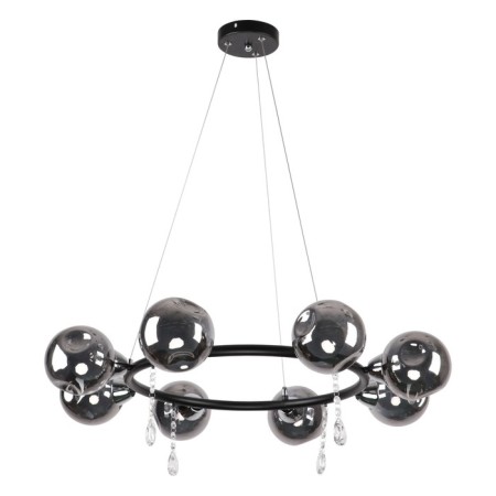 Lamp Ceiling Economy light 10115/8cr+BK SM, 8x9W, G9, 81x75x75 cm, color chromium