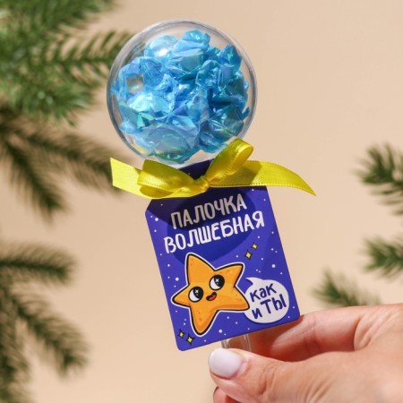 New Year! Lollows "New Year: Magic wand" rattle, 25 g.-1