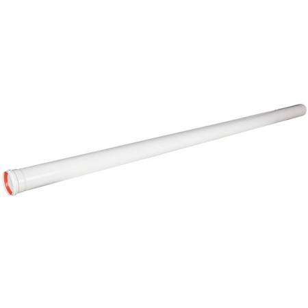 Элемент дымохода ROMMER RCA-0080-002000, удлинитель, d=80 мм, L=2000 мм-2