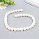 Beads for aromatherapy with the hole "Round. White" d = 1.2 cm set 33 pcs +-3