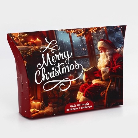 Чай черный Merry Christmas, со вкусом облепихи с имберем, 20 г-1