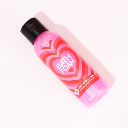Bath Foam bath foam, 100 ml, cream strawberries, pure happiness-2