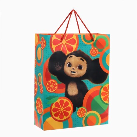 Gift package 3D "Congratulations" 40x31x11.5 cm, Cheburashka-4