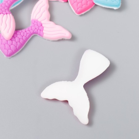 Decor for creativity rubber "Tail of the mermaid" set 15 pcs MIX 3.5x2.7 cm-3