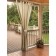Street curtain on loops 210d, size 145x240 cm, beige color