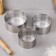 A set of baking forms and calculation "Circle", D-14, 16, 18, H-8.5 cm, 3 pcs