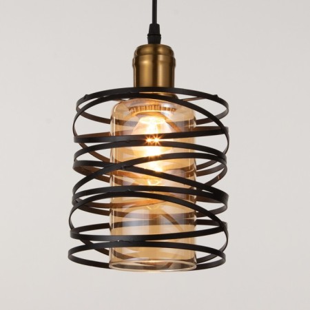 Lamp 2096/1bk E27 40W Black 15x15x100 cm-2