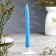 Candle twisted, 2.3x 24.5 cm, 5 hours, 50 g, blue