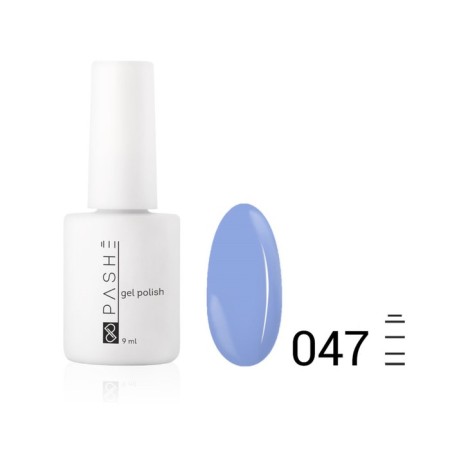 Color gel polish Pashe, No. 047 Spring Vasilek, 9 ml