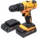 Drill-shuruvret "WHRAR" DA-24L-2KU, shock, 24 V, 2x2 Ah, Li-Ion, 40 nm, BZP, case