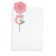 Figure paper for flowers 70g., Rose, 50x35cm