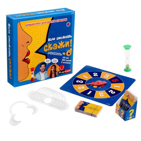 Board game “If you can, tell me!”, 4-6 players, 8+