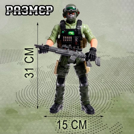 Фигурка солдата «Спецназовец», МИКС-1