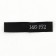 Textile strip "146-152", 5 x 1.1 cm, black color