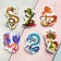 Magnetic set "Friends of dragon"