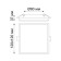 The lamp is built -in moisture -proof Novotech. Pandora, 13W, LED, 37x120x120 mm, white color