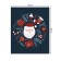 The tablecloth "Happy Santa Claus", rectangular, oxford, size 120x145 cm