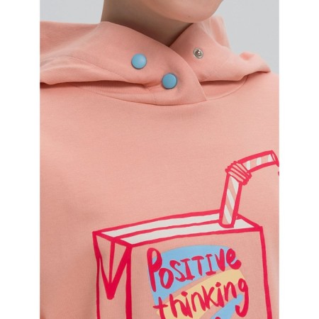 Sweatshirt for girls, height 158 ​​cm, peach color-3