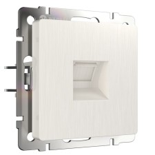 Розетка W1181013, Ethernet, RJ-45, перламутровый рифленый