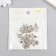Decor for creativity Metal "Angel in a dress in daisies" Silver G123B734 2.2x1.6 cm