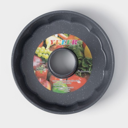 Baking form "German cupcake. Slavka ", 29 × 5 cm, anti -stick coating, black color-6