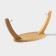 Porcelain salad bowl on the bamboo stand Bellatenero, 800 ml, white color