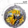 Airy ball "Bumblebee", 18 inches, foil, transformers