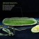 Ceramic serving dish "leaf", 25 × 7 × 3 cm, green color