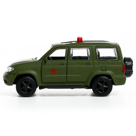 Metal machine "UAZ Patriot. Army ", inertia, 1:50-1