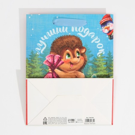 Laminated vertical "Best Gift", MS 18 x 23 x 10 cm, New Year-7