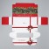 Box for confectionery products with a “happy New Year” window, 26 x 10 x 8 cm, New Year