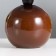 Lamp "Coffee ball" h = 20cm (220v/60W/E14) with a lampshade Risalux