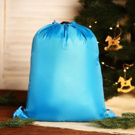 New Year's bag on the lace, the color is blue/multi -colored-2