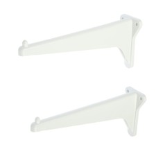 Washbank bracket, plastic, 32 cm