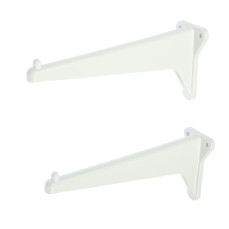 Washbank bracket, plastic, 32 cm