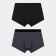 Set of men's panties boxers (2 pcs), black color/graphite, size 52 (xl)