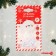 Holder for the nipple - dummy "Bear", New Year, on the chain, white color, gift packaging, crumb I