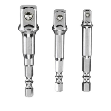 Набор адаптеров KWB, 1/4"х 65/65/70 мм, 3 предмета, сталь CrV