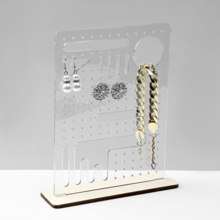 Steam for jewelry "Eco", 17 × 5 × 20 cm, PET 3 mm, plywood-1