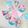 A set of paper dishes is a single birthday! ”, 6 plates, 6 glasses, 6 caps