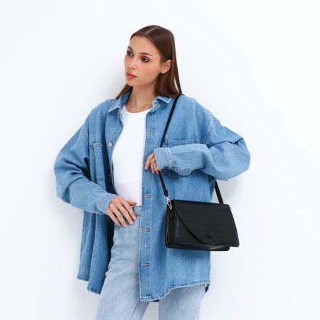 Magnet bag bag, long belt, black color-7
