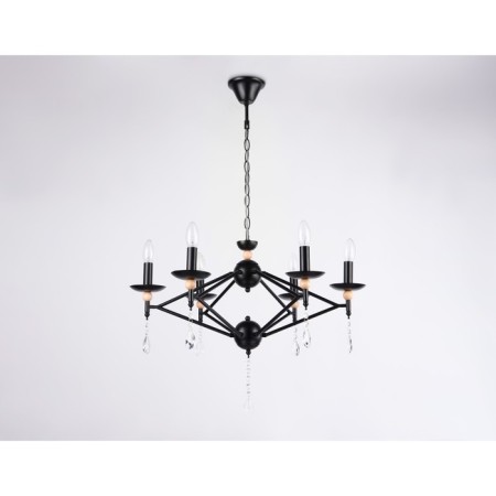 Suspended chandelier Ambrella Light, Modern, TR9597, 6HE14, Black Color Black-2