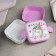 Lunch container "Unicorn", 2 departments, 400+400 ml, pink color