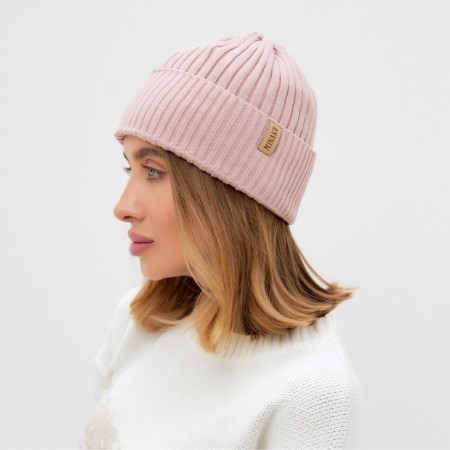 Women's hat Minaku "Bini" color powder, size 56-58-1