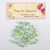 Beads for creativity plastic "Green gradient" set 20 g, D = 0.8 cm, Mix of holes/without