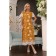 Female dress, size 46, mustard color