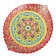 Frog oval rishtan ceramics 42cm red mix